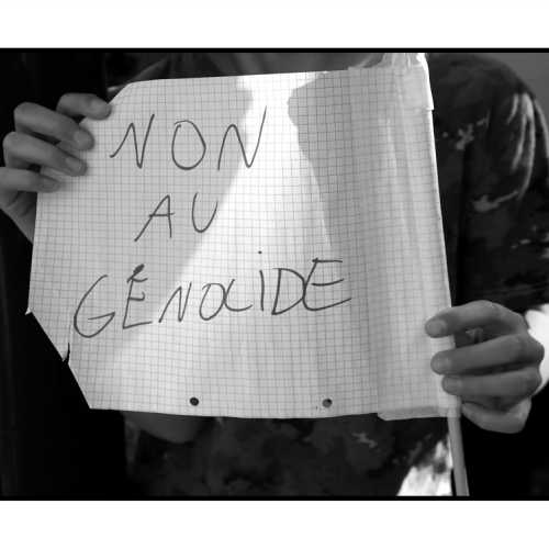 2025-08-18, Parlement de Wallonie à Namur : Stop génocide à Gaza ! Photo : Michel Wittek.