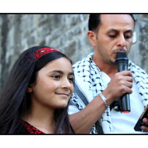 2025-08-18, Parlement de Wallonie à Namur : Stop génocide à Gaza ! Photo : Michel Wittek.