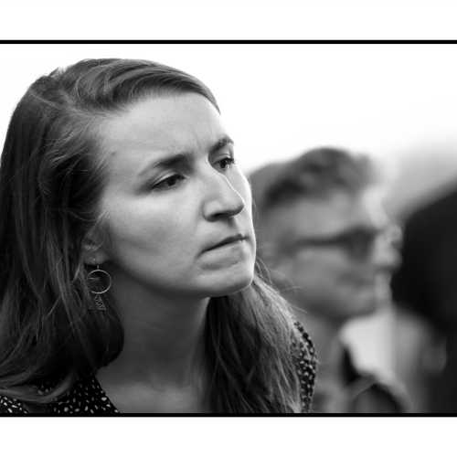 2025-08-18, Parlement de Wallonie à Namur : Stop génocide à Gaza ! Photo : Michel Wittek.