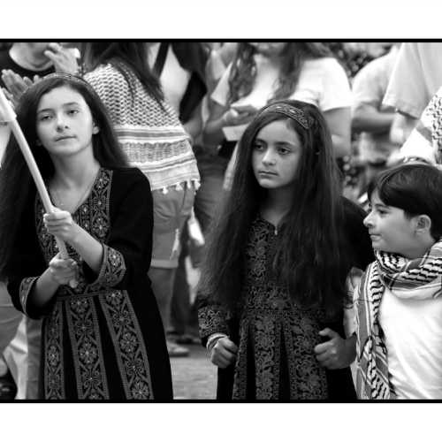 2025-08-18, Parlement de Wallonie à Namur : Stop génocide à Gaza ! Photo : Michel Wittek.