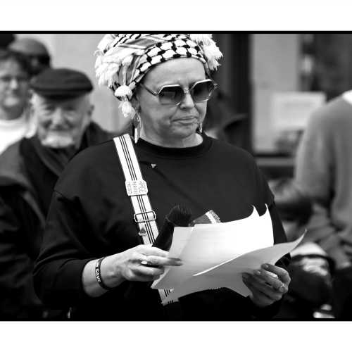 2025-10-02 - Namur : rassemblement contre l'interception de la Global Sumud Flotilla